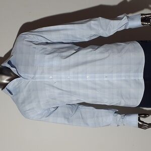 NWT Calvin Klein Long Sleeve Button Down Shirt - Lt. Blue Stripes - Various Size